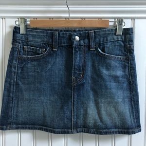 COH Bridgitte #308 Stretch Denim Mini Skirt